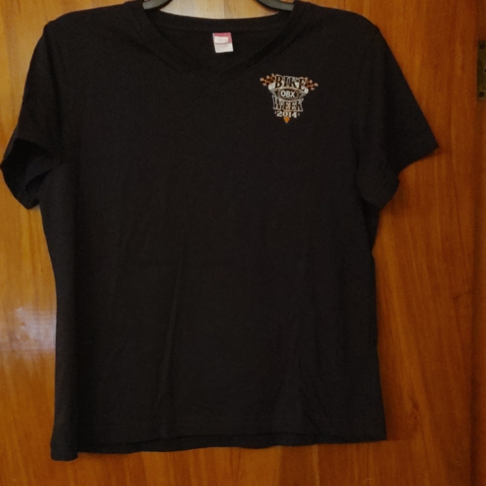 OBX Bike Week 2014, small design front/entire back